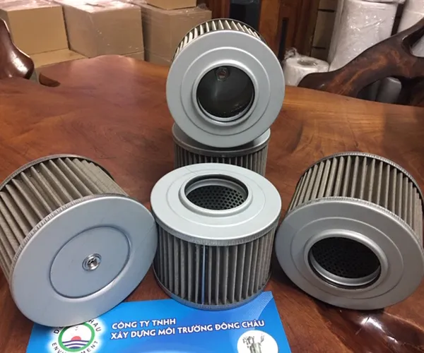 Lõi lọc dầu thủy lực lưới inox gấp nếp