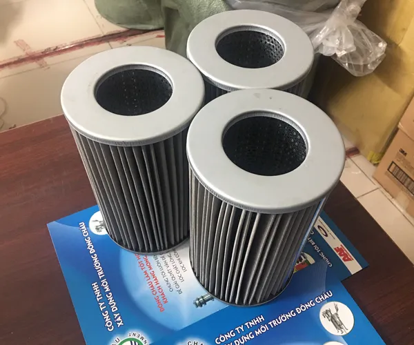 Lõi lọc dầu thủy lực lưới inox gấp nếp