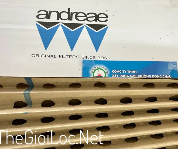 AF111 (Màu nâu) Andreae Giấy lọc bụi sơn khô 2 lớp