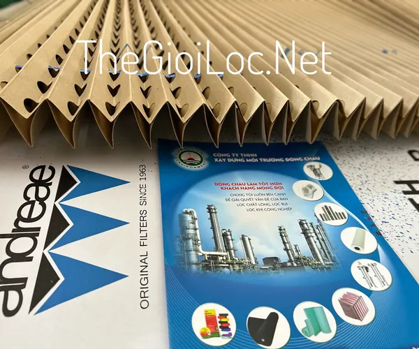 AF111 (Màu nâu) Andreae Giấy lọc bụi sơn khô 2 lớp