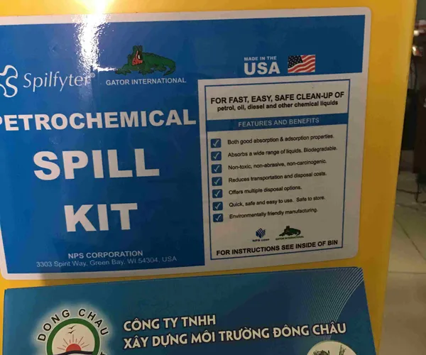 Bộ Kit ứng cứu nhanh tràn vãi dầu axit 120L