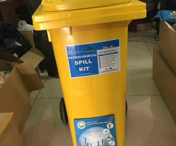 Bộ Kit ứng cứu nhanh tràn vãi dầu axit 120L