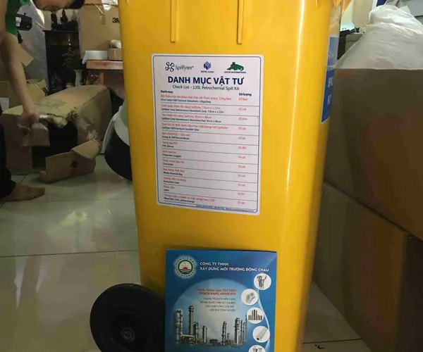 Bộ Kit ứng cứu nhanh tràn vãi dầu axit 120L