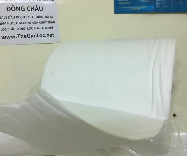 Cuộn Lau Và Thấm Hút Dầu DO FO Rò Rỉ Đổ Tràn