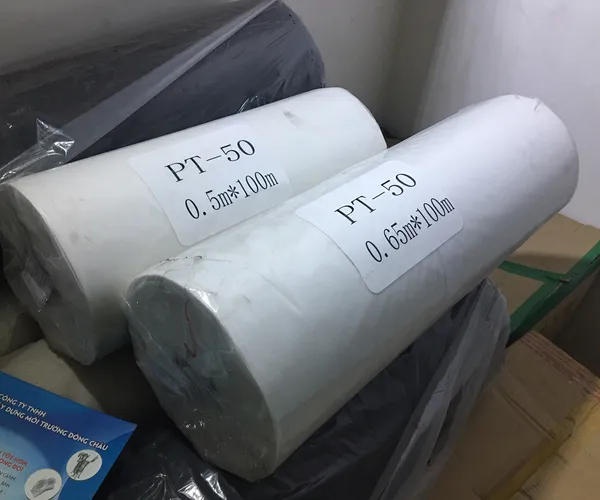 Giấy lọc cuộn công nghiệp polypropylen MGPT 0.65x100m
