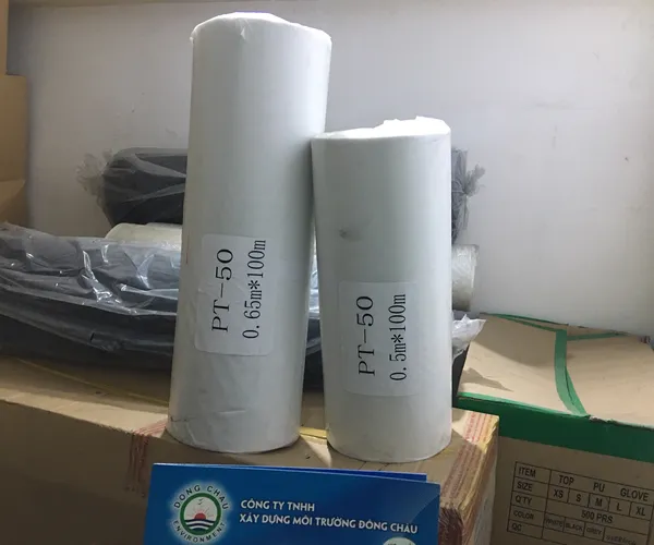 Giấy lọc cuộn công nghiệp polypropylen MGPT 0.65x100m