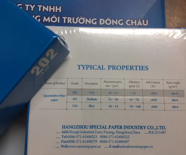 Giấy Lọc PTN Newstar 202-110mm