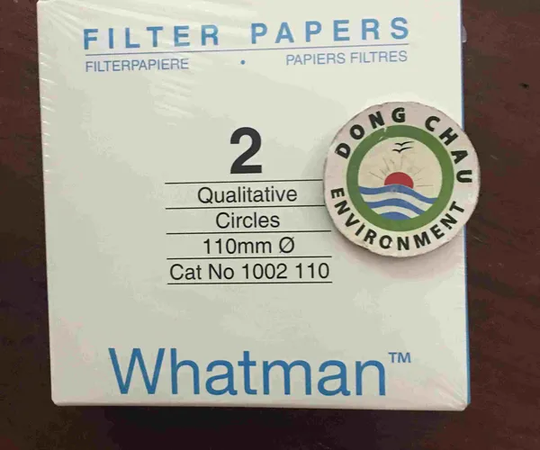 Giấy Lọc Phòng Thí Nghiệm Whatman Số 2 Đường Kính 110 Mm