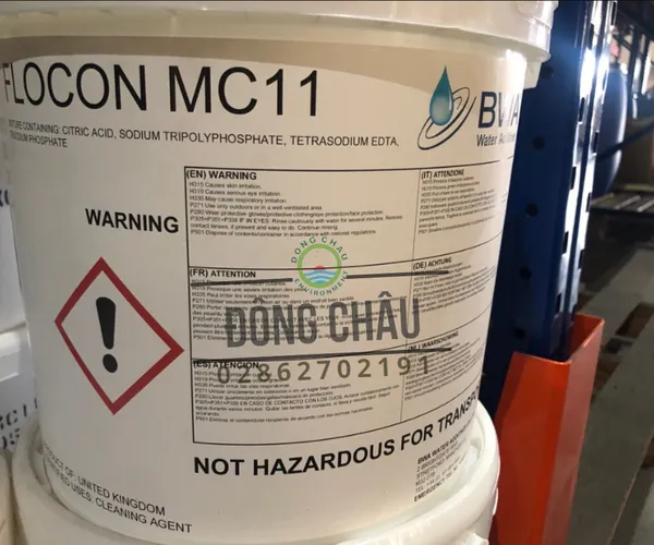 Hóa chất tẩy cáu cắn hữu cơ Flocon MC11