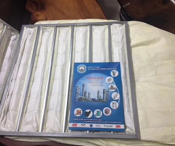 Khung Lọc 6 Túi F8 Màu Vàng Khung Lọc Medium Pocket