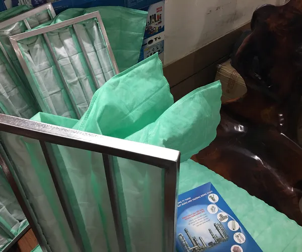 Khung Túi Lọc Bụi F6 Màu Xanh