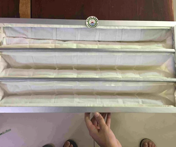 Khung Túi Lọc Khí 3 Túi Vàng