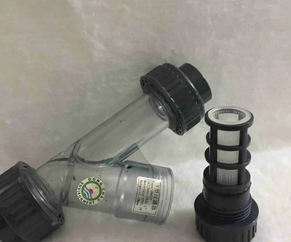 Lọc Y nhựa DN25 màu trong