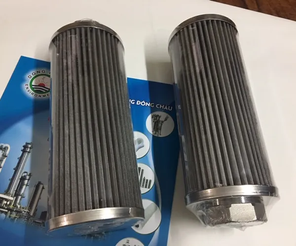 Lõi lọc dầu thủy lực động cơ inox xếp nếp