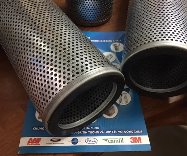 Lõi inox gấp nếp lọc dầu thủy lực cho động cơ
