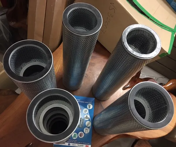Lõi inox gấp nếp lọc dầu thủy lực cho động cơ