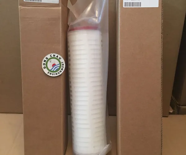 Lõi Lọc Giấy Xếp 0.2 Micron 10 Inch Oring DOE Trung Quốc