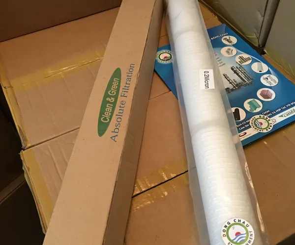 Lõi Lọc Giấy Xếp 0.2 Micron 30 Inch DOE Clean Green