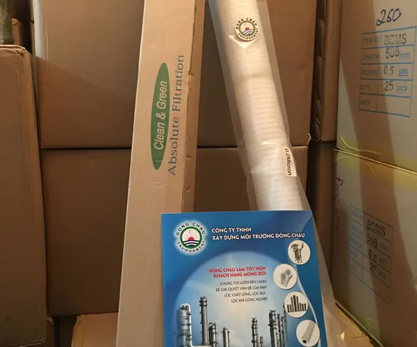 Lõi Lọc Giấy Xếp 0.2 Micron 30 Inch DOE Clean Green