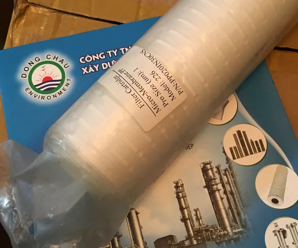 Lõi Lọc Giấy Xếp 1 Micron 30 Inch Oring 226
