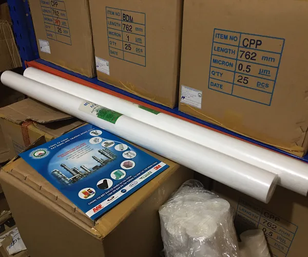 Lõi lọc nén bông gòn hàn quốc aqua 40 inch 10 micron BDM