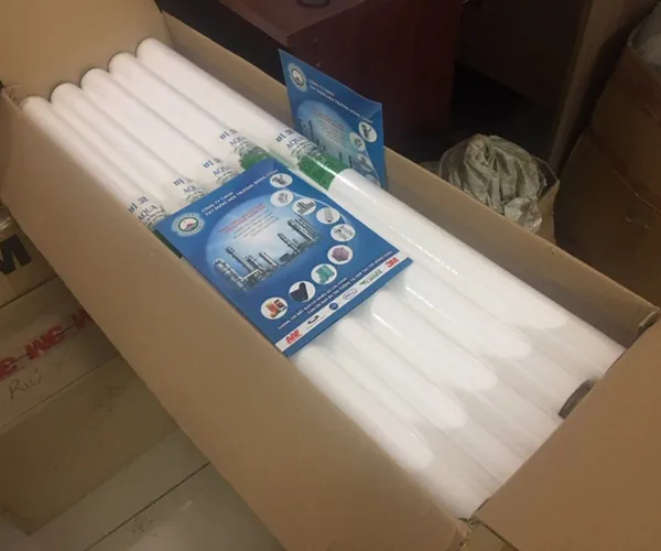 Lõi Nén 100 Micron 40 Inch Dạng Gòn Xốp Lọc Nước