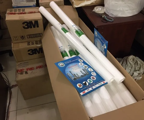 Lõi Nén 100 Micron 40 Inch Dạng Gòn Xốp Lọc Nước
