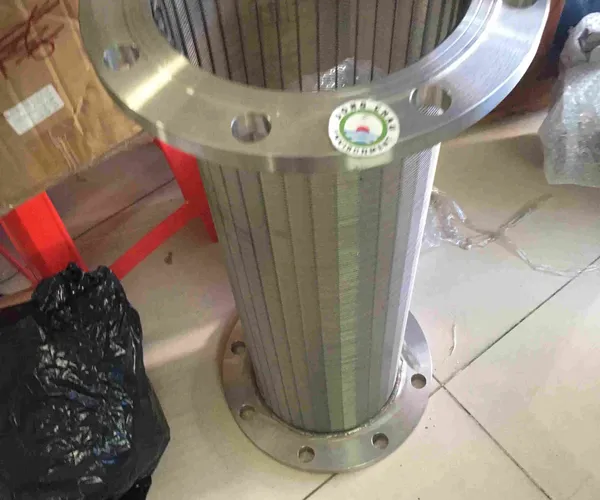 Ống Lọc Khe 2mm Mặt Bích Hai Đầu