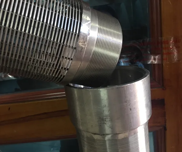 Ống Lọc Khe Inox Kiểu Ren Nối 2 Đầu