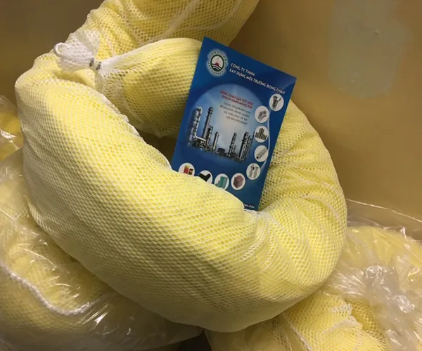 Phao Hoa Chất Dùng Quây & Thấm Hút Hóa Chất Đổ Tràn