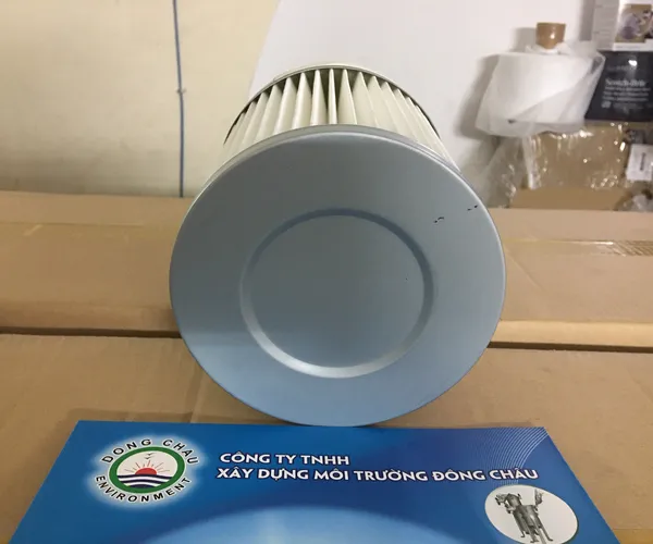 Phin lọc bụi giấy nhựa PE đáy bằng