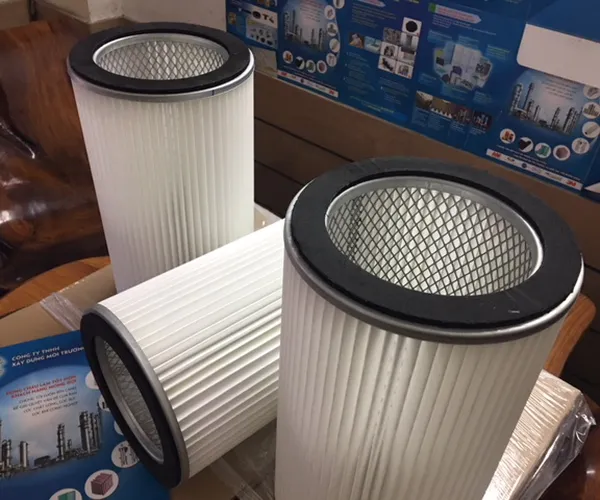 Phin Lọc Khí Giấy Nhựa PE Hai Đầu Hở