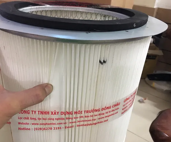 Phin Lõi Lọc Bụi PE Có Vành Tròn Gia Công Theo Yêu Cầu