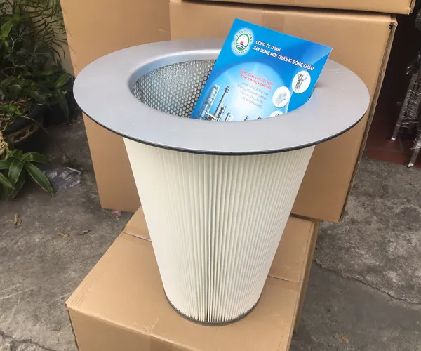 Phin lõi lọc khí hình nón có vành PE