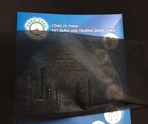 Vải giấy than hoạt tính may khẩu trang 32g