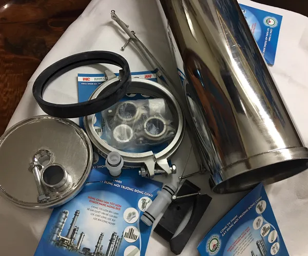 Vỏ Màng RO 8040 Inox 304 400 Psi