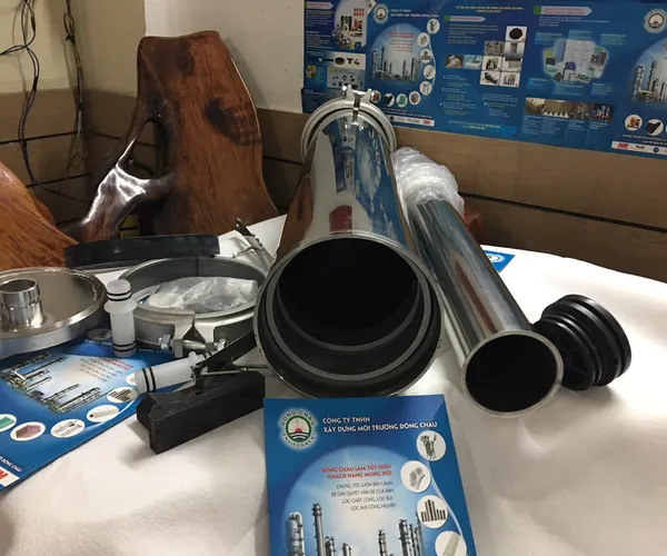 Vỏ Màng RO 8040 Inox 304 400 Psi