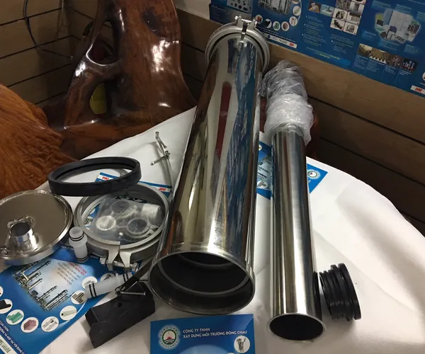 Vỏ Màng RO 8040 Inox 304 400 Psi