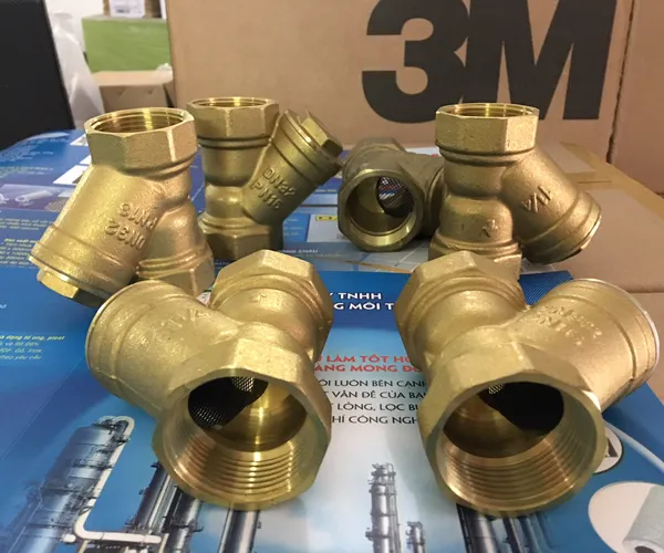 Y lọc bằng đồng 2 đầu ren DN25