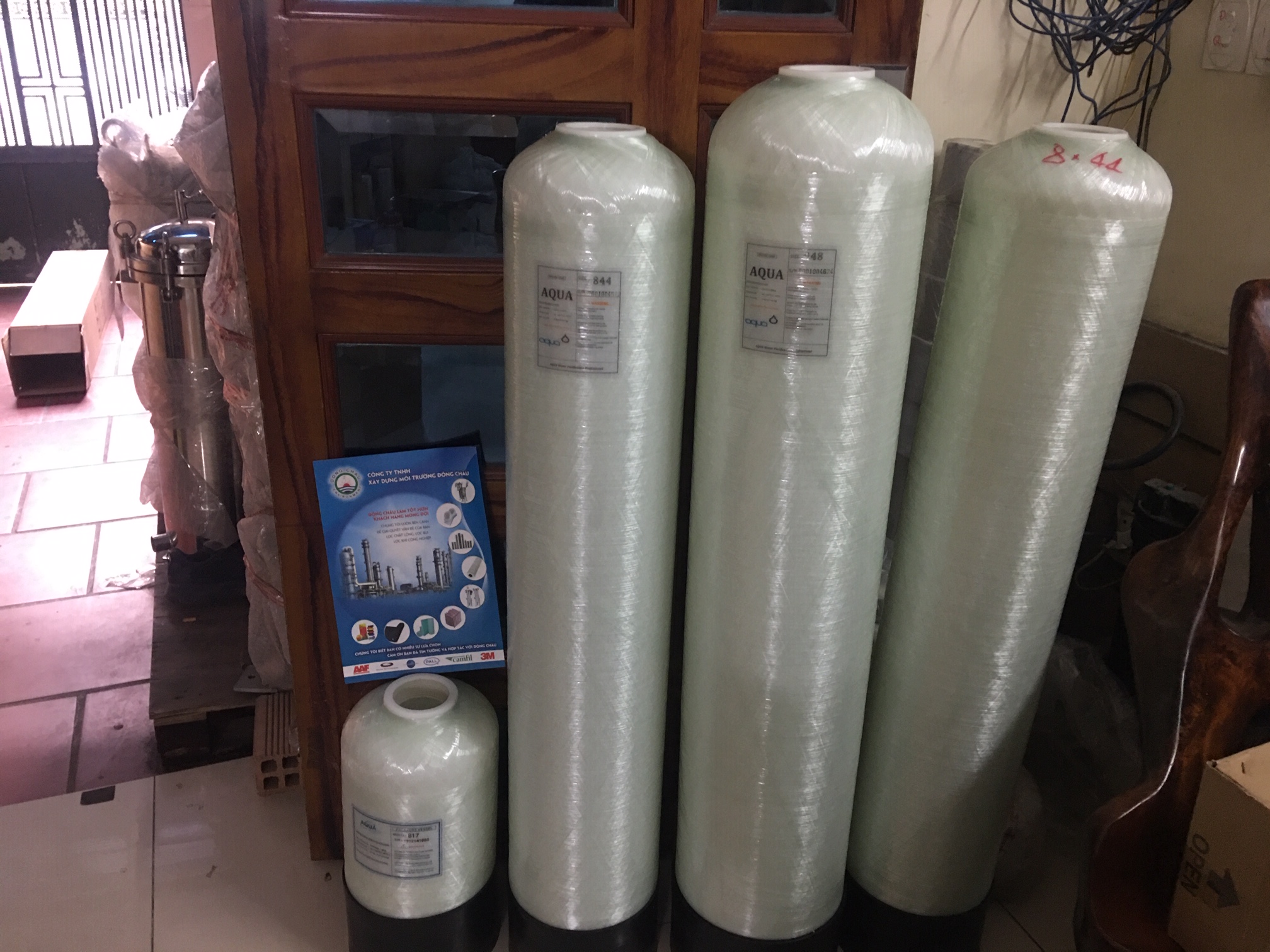 Bình chứa vật liệu lọc Composite Aqua 844