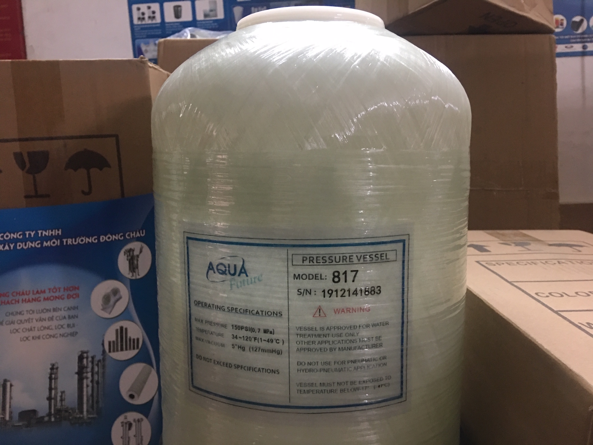 Bình lọc tổng composite Aqua 817