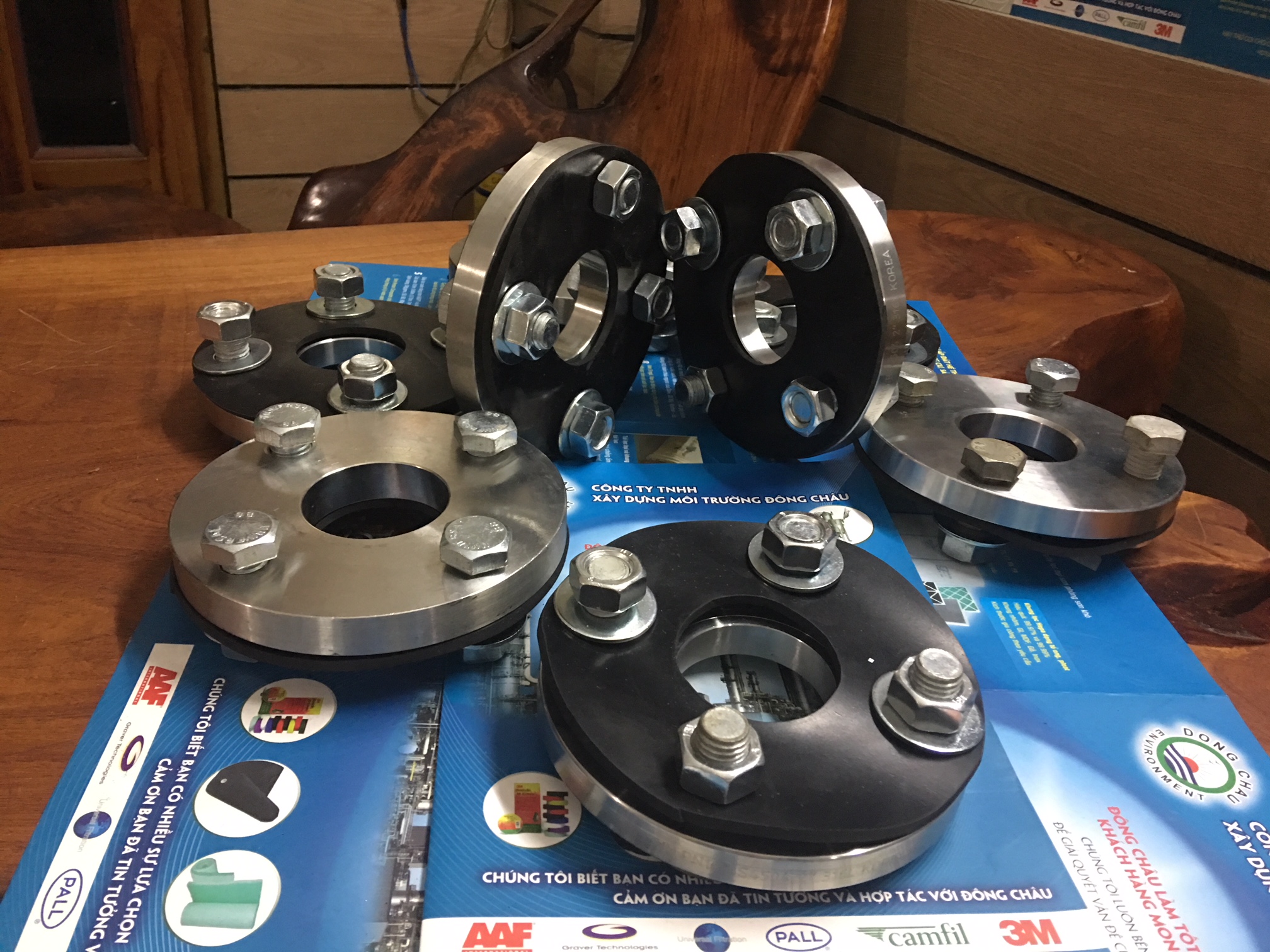 Mặt bích 2 inch kết nối bình lọc túi size 1 size 2