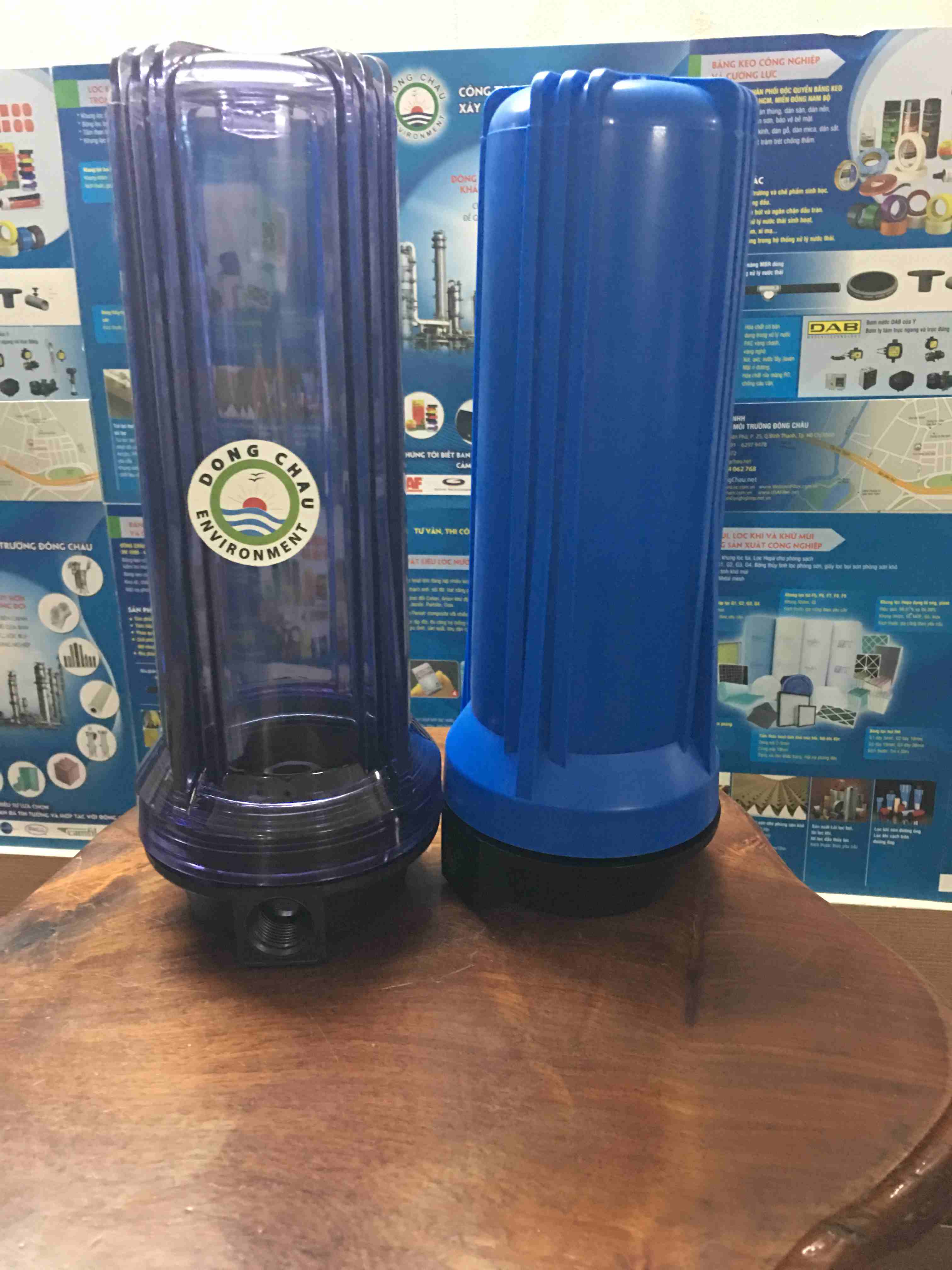 Cốc lọc nhựa trong 10 inch với loại đục