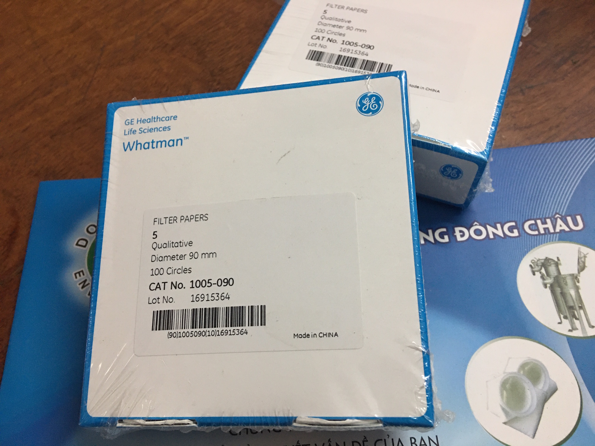 mã hàng Giấy lọc cặn dung dịch hóa học whatman 1005-090