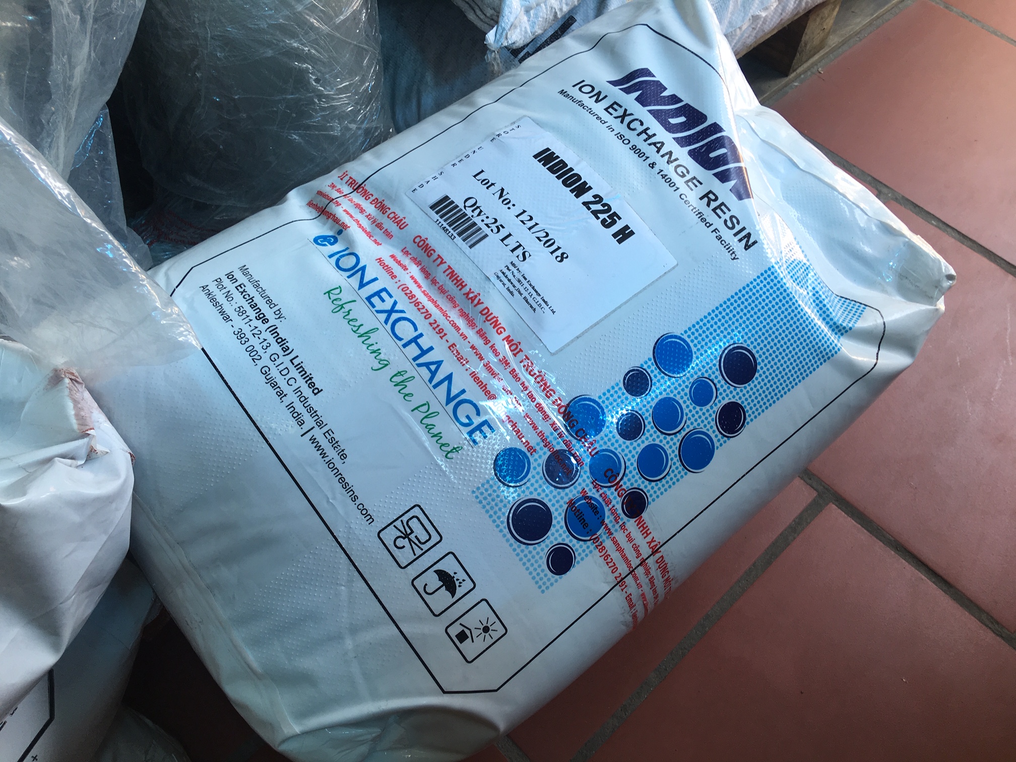 Hạt Nhựa Trao Đổi Ion Dương Indion Ấn Độ 225 H