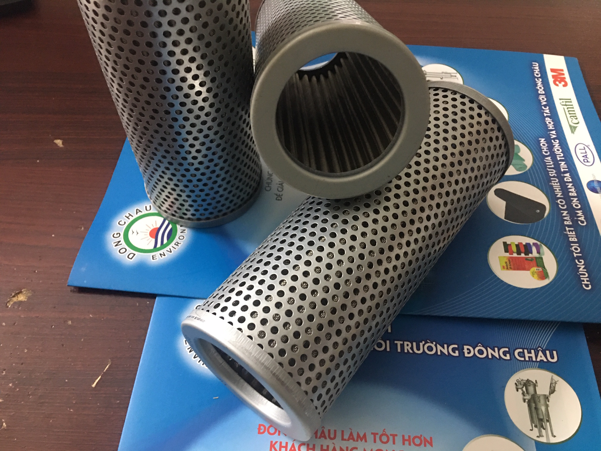 Lõi inox xếp nếp lọc dầu thuỷ lực HF