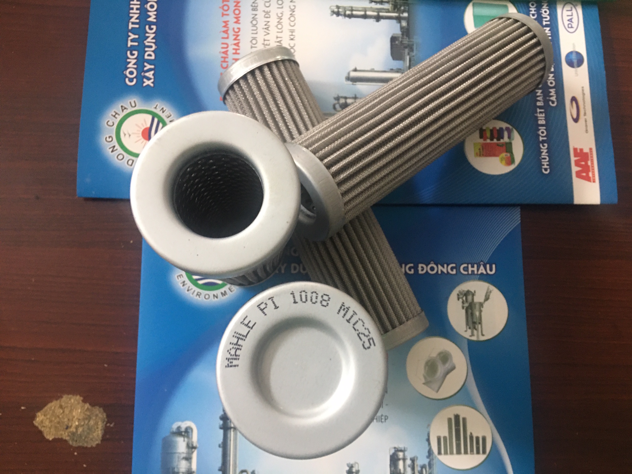 Lõi lọc dầu có nỷ bọc lưới inox