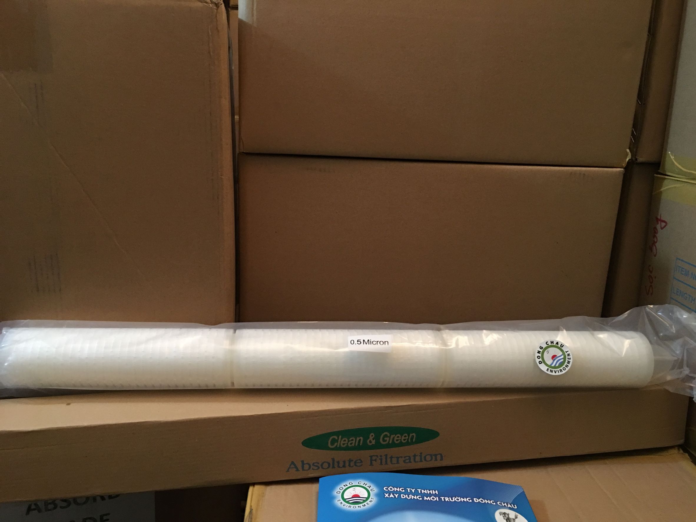 Lõi Lọc Giấy Xếp 0.5 Micron 30 Inch Oring 226