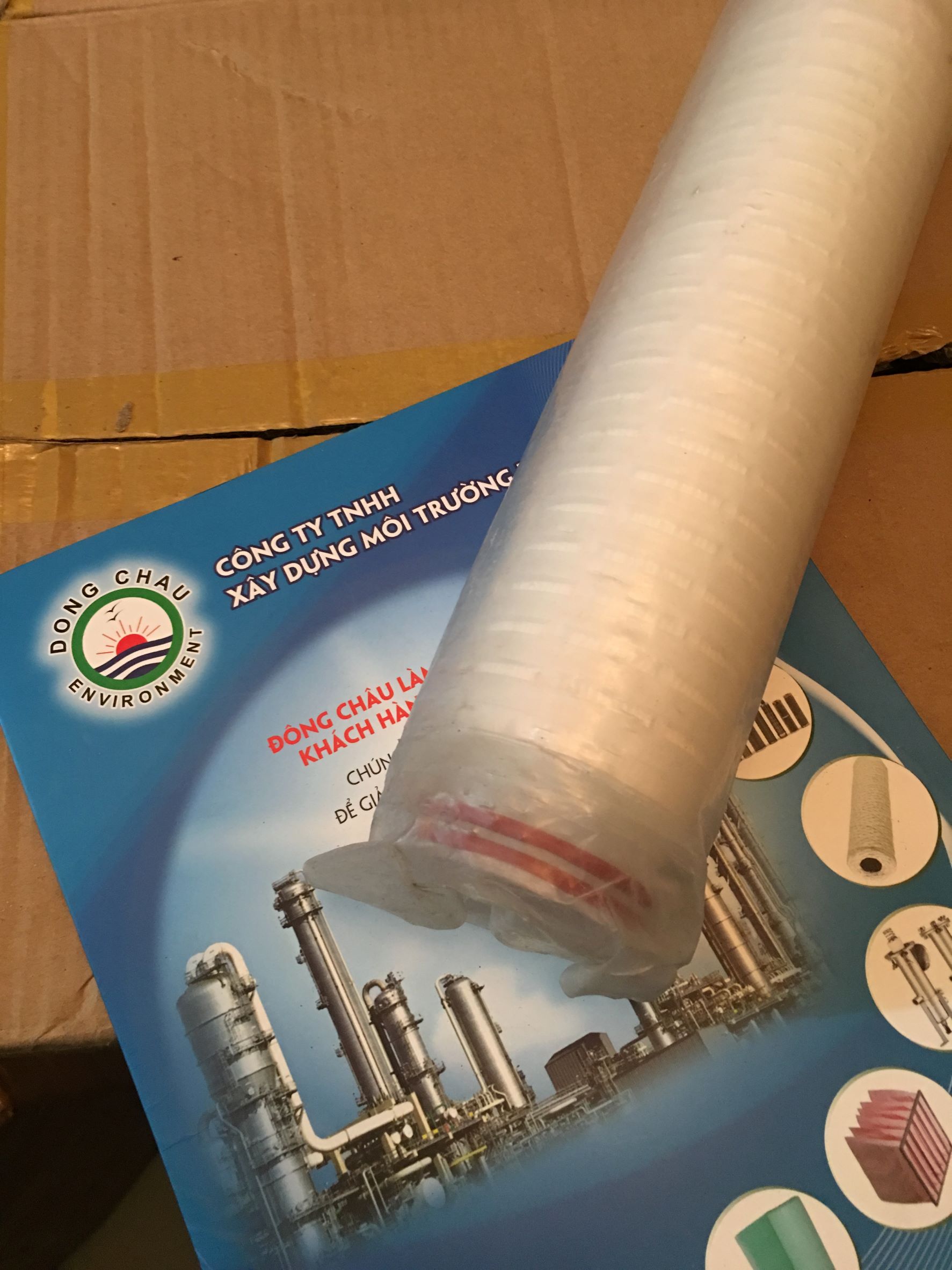 Lõi Lọc Giấy Xếp 1 Micron 30 Inch Oring 226