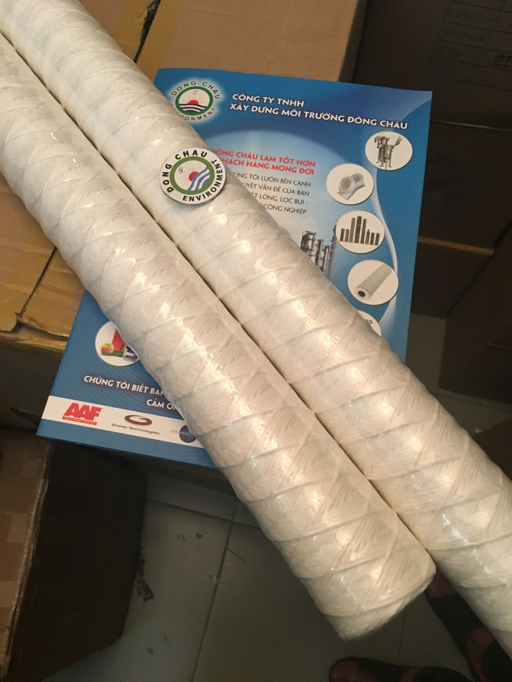 cấu tạo sợi Lõi lọc sợi Aqua 10 micron 40 inch